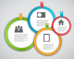 modèle d'infographie illustration vectorielle d'affaires vecteur