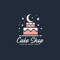 content anniversaire carte modèle, anniversaire gâteau icône logo vecteur