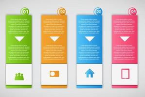 illustration vectorielle de modèle d'entreprise infographique vecteur