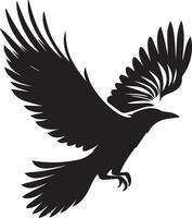 corbeau vecteur silhouette illustration 3
