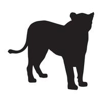 silhouette Lion vecteur illustration