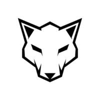 Loup logo art et illustration vecteur