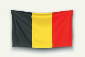 drapeau de la belgique vecteur