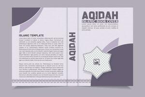 coran livre couverture conception, islamique arabe style ornements Contexte vecteur