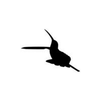 en volant colibri silhouette, pouvez utilisation art illustration, site Internet, logo gramme, pictogramme ou graphique conception élément. vecteur illustration