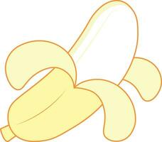 banane vecteur mignonne illustration