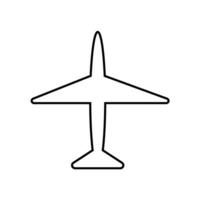 avion icône. aviation symbole. signe avion vecteur. vecteur
