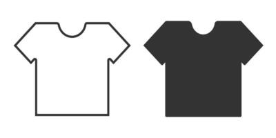 T-shirt icône. Vêtements desing symbole. logo vêtements vecteur. vecteur