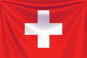 retour drapeau Suisse vecteur