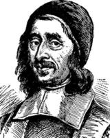 Richard Baxter, ancien illustration vecteur