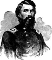 général John Buford, ancien illustration vecteur