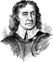 Cromwell, ancien illustration vecteur