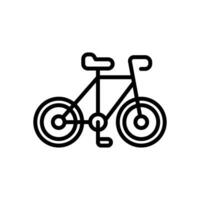 bicyclette icône. vecteur ligne icône pour votre site Internet, mobile, présentation, et logo conception.