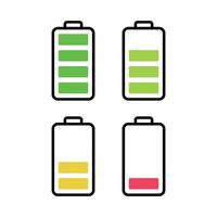 batterie icône vecteur conception modèle Facile et nettoyer