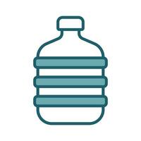 l'eau gallon icône vecteur conception modèle Facile et nettoyer