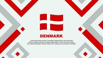 Danemark drapeau abstrait Contexte conception modèle. Danemark indépendance journée bannière fond d'écran vecteur illustration. Danemark modèle