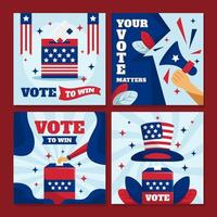 cartes de vote pour les élections générales américaines