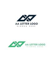 aa lettre vecteur logo modèle