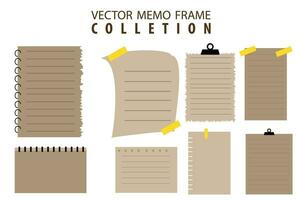 vecteur note ancien style Remarque Cadre collection