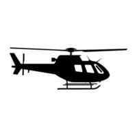 une hélicoptère silhouette vecteur gratuit