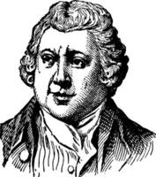 Monsieur Richard Arkwright, ancien illustration vecteur