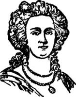Marie Antoinette, ancien illustration vecteur