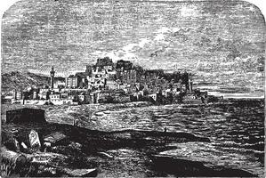 jaffa, ancien illustration. vecteur