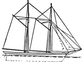 avant et à l'arrière, ancien illustration. vecteur