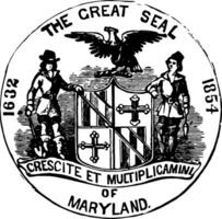 Maryland joint ancien illustration vecteur