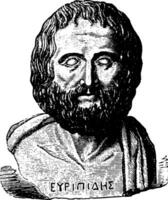 Euripide, ancien illustration. vecteur