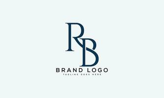 lettre rb logo conception vecteur modèle conception pour marque.