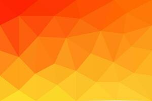 abstrait Contexte avec Triangles gradation rouge Orange Jaune vecteur