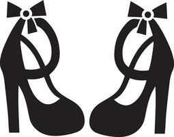 des chaussures vecteur silhouette illustration 2