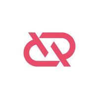 dp lettre logo conception vecteur idée avec Créatif concept