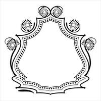 mariage clipart noir et blanc vecteur