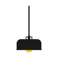 pendaison lampe plat illustration vecteur