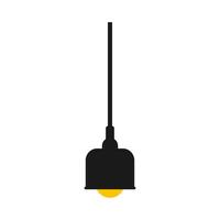 pendaison lampe plat illustration vecteur