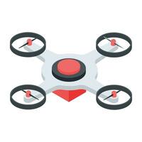 drone La technologie isométrique icône vecteur
