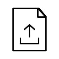 vecteur ligne icône document plat conception est disponible pour télécharger. Facile et nettoyer site Internet interface avec linéaire est parfait pour une entreprise. Bureau document symbole. utilisé pour la navigation sur applications.