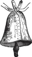 cloche de le sixième siècle, ancien gravure. vecteur