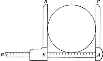 étrier ancien illustration. vecteur