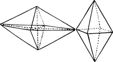 rhombique pyramides ancien illustration. vecteur