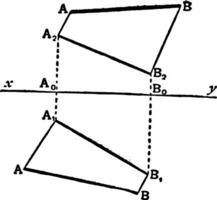 point distance ancien illustration. vecteur