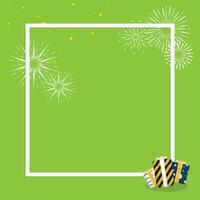 carte Cadre photo cadeau boîte décorer pour Festival Nouveau année Noël anniversaire illustration conception vecteur