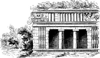 palais de zayi ancien illustration vecteur