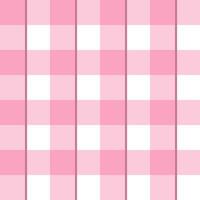 mignonne rose mode sans couture modèle. plaid Tarte vichy plaid pour Robes, jupes, écharpes, jette, vestes, mode tissus. vecteur illustration