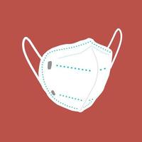 une illustration d'une image vectorielle de masque de santé pour une publicité de masque vecteur