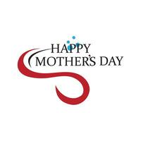 abstrait content de la mère journée logo, content de la mère journée logo conception, l'amour vecteur logo conception, mère l'amour logo conception
