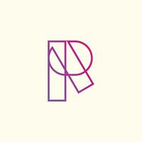 lettre r logo conception vecteur idée avec Créatif et Facile concept