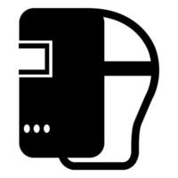 Symbole porter un casque de soudage isoler sur fond blanc, illustration vectorielle eps.10 vecteur